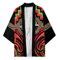 Aotearoa Ngati Maru Personalised Kimono Maori Iwi Poutama Puhoro Tattoo
