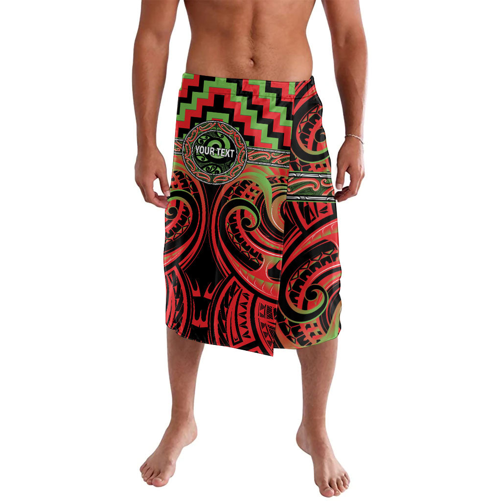 Aotearoa Ngati Maru Personalised Lavalava Maori Iwi Poutama Puhoro Tattoo