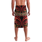Aotearoa Ngati Maru Personalised Lavalava Maori Iwi Poutama Puhoro Tattoo