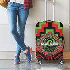 Aotearoa Ngati Maru Luggage Cover Maori Iwi Poutama Puhoro Tattoo