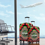 Aotearoa Ngati Maru Luggage Cover Maori Iwi Poutama Puhoro Tattoo