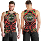 Aotearoa Ngati Maru Personalised Men Tank Top Maori Iwi Poutama Puhoro Tattoo