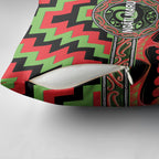 Aotearoa Ngati Maru Pillow Cover Maori Iwi Poutama Puhoro Tattoo