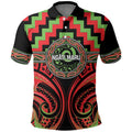 Aotearoa Ngati Maru Personalised Polo Shirt Maori Iwi Poutama Puhoro Tattoo