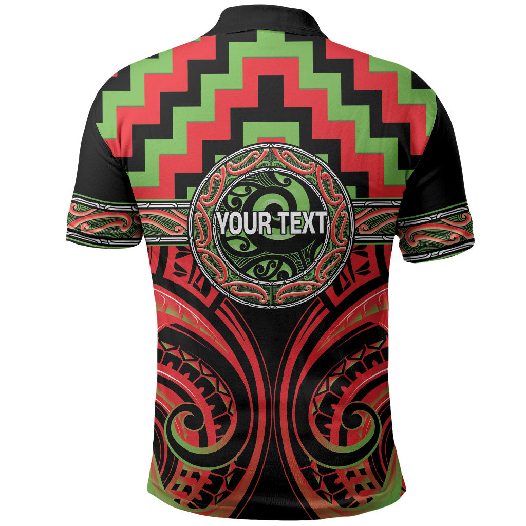Aotearoa Ngati Maru Personalised Polo Shirt Maori Iwi Poutama Puhoro Tattoo