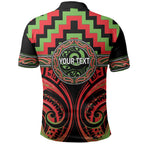 Aotearoa Ngati Maru Personalised Polo Shirt Maori Iwi Poutama Puhoro Tattoo