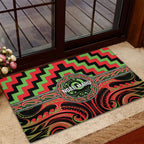 Aotearoa Ngati Maru Rubber Doormat Maori Iwi Poutama Puhoro Tattoo