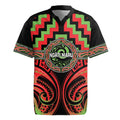 Aotearoa Ngati Maru Personalised Rugby Jersey Maori Iwi Poutama Puhoro Tattoo