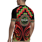 Aotearoa Ngati Maru Personalised Rugby Jersey Maori Iwi Poutama Puhoro Tattoo