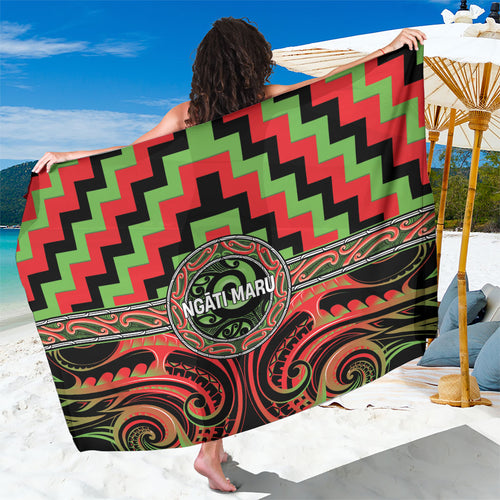 Aotearoa Ngati Maru Sarong Maori Iwi Poutama Puhoro Tattoo