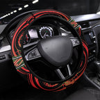 Aotearoa Ngati Maru Steering Wheel Cover Maori Iwi Poutama Puhoro Tattoo