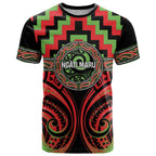 Aotearoa Ngati Maru Personalised T Shirt Maori Iwi Poutama Puhoro Tattoo