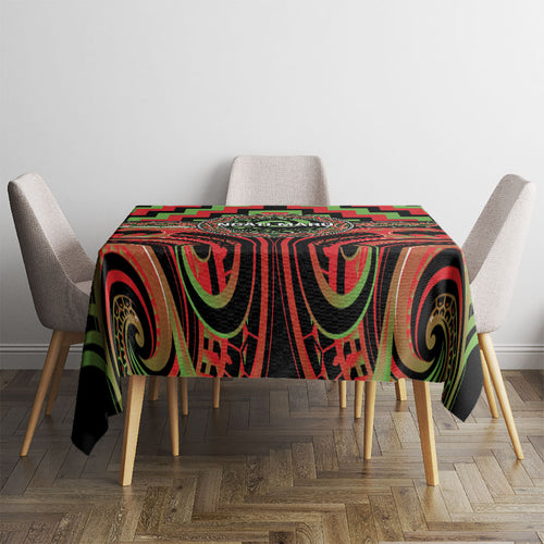 Aotearoa Ngati Maru Tablecloth Maori Iwi Poutama Puhoro Tattoo