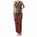 Aotearoa Ngati Maru Personalised Tank Maxi Dress Maori Iwi Poutama Puhoro Tattoo