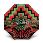 Aotearoa Ngati Maru Umbrella Maori Iwi Poutama Puhoro Tattoo