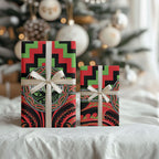 Aotearoa Ngati Maru Wrapping Paper Maori Iwi Poutama Puhoro Tattoo