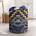 Aotearoa Ngati Raukawa Laundry Basket Maori Iwi Poutama Puhoro Tattoo