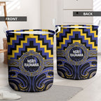 Aotearoa Ngati Raukawa Laundry Basket Maori Iwi Poutama Puhoro Tattoo