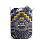Aotearoa Ngati Raukawa Laundry Basket Maori Iwi Poutama Puhoro Tattoo