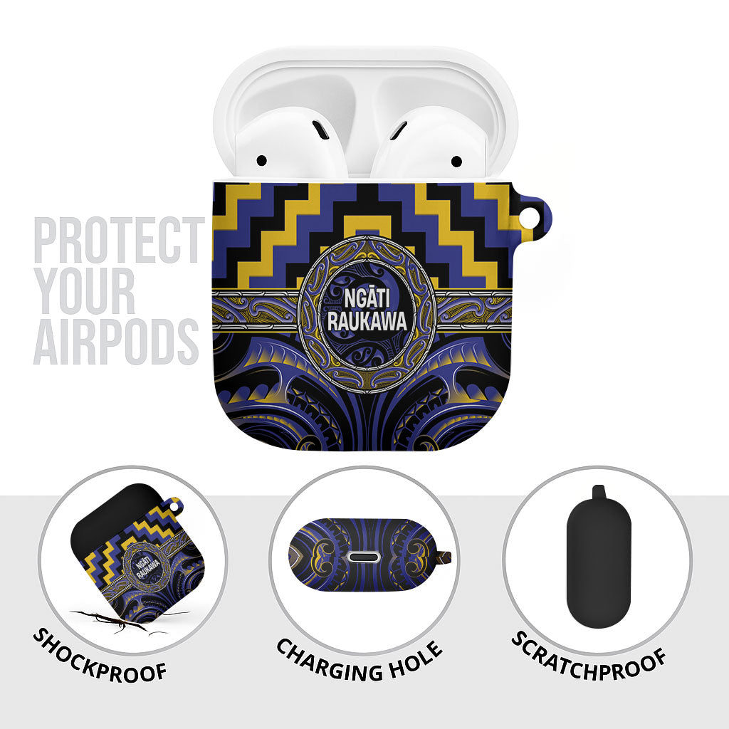 Aotearoa Ngati Raukawa AirPods Case Maori Iwi Poutama Puhoro Tattoo