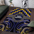 Aotearoa Ngati Raukawa Area Rug Maori Iwi Poutama Puhoro Tattoo