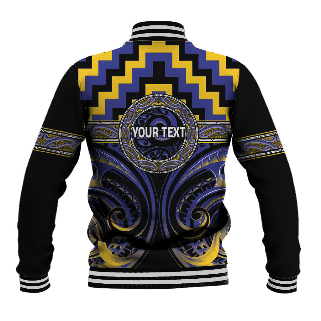 Aotearoa Ngati Raukawa Personalised Baseball Jacket Maori Iwi Poutama Puhoro Tattoo