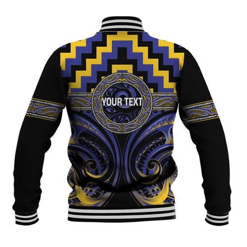 Aotearoa Ngati Raukawa Personalised Baseball Jacket Maori Iwi Poutama Puhoro Tattoo