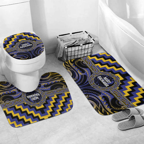 Aotearoa Ngati Raukawa Bathroom Set Maori Iwi Poutama Puhoro Tattoo