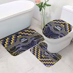 Aotearoa Ngati Raukawa Bathroom Set Maori Iwi Poutama Puhoro Tattoo