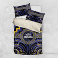 Aotearoa Ngati Raukawa Bedding Set Maori Iwi Poutama Puhoro Tattoo