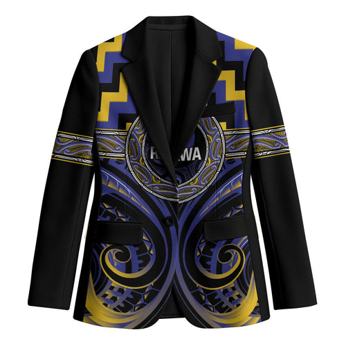 Aotearoa Ngati Raukawa Personalised Blazer Maori Iwi Poutama Puhoro Tattoo