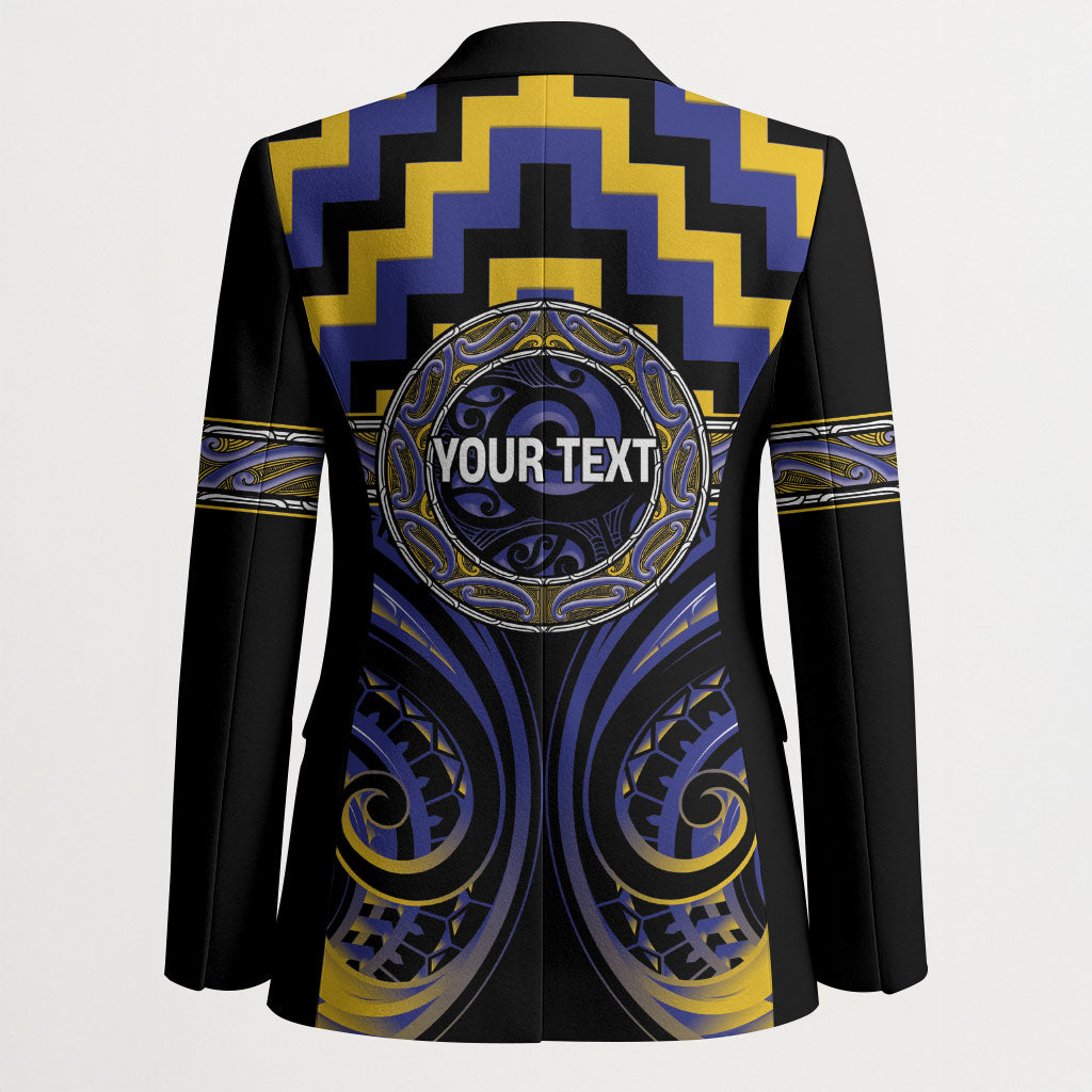 Aotearoa Ngati Raukawa Personalised Blazer Maori Iwi Poutama Puhoro Tattoo