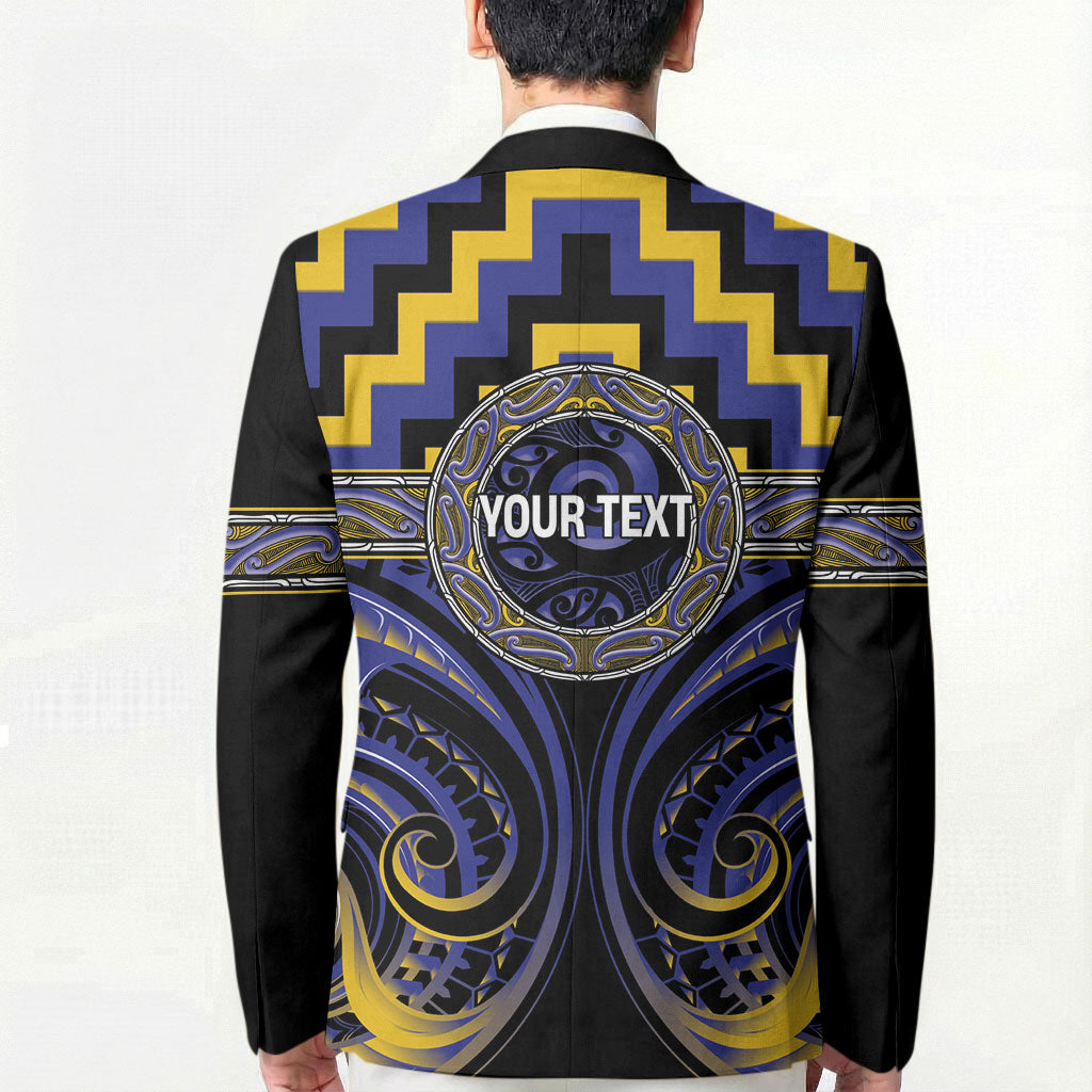Aotearoa Ngati Raukawa Personalised Blazer Maori Iwi Poutama Puhoro Tattoo