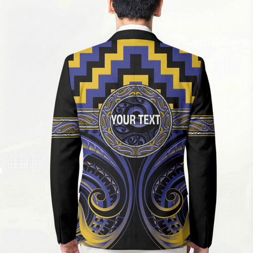 Aotearoa Ngati Raukawa Personalised Blazer Maori Iwi Poutama Puhoro Tattoo
