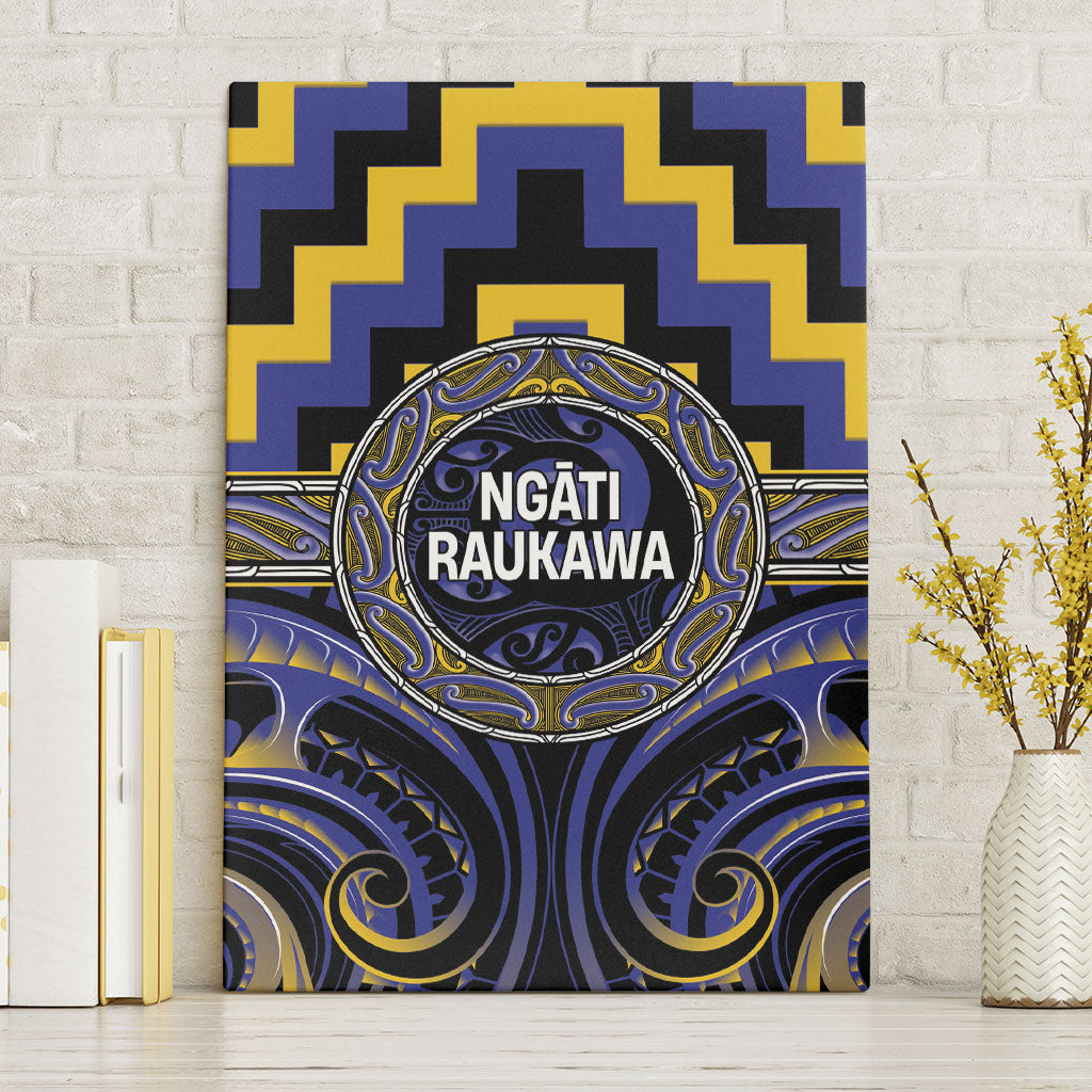 Aotearoa Ngati Raukawa Canvas Wall Art Maori Iwi Poutama Puhoro Tattoo