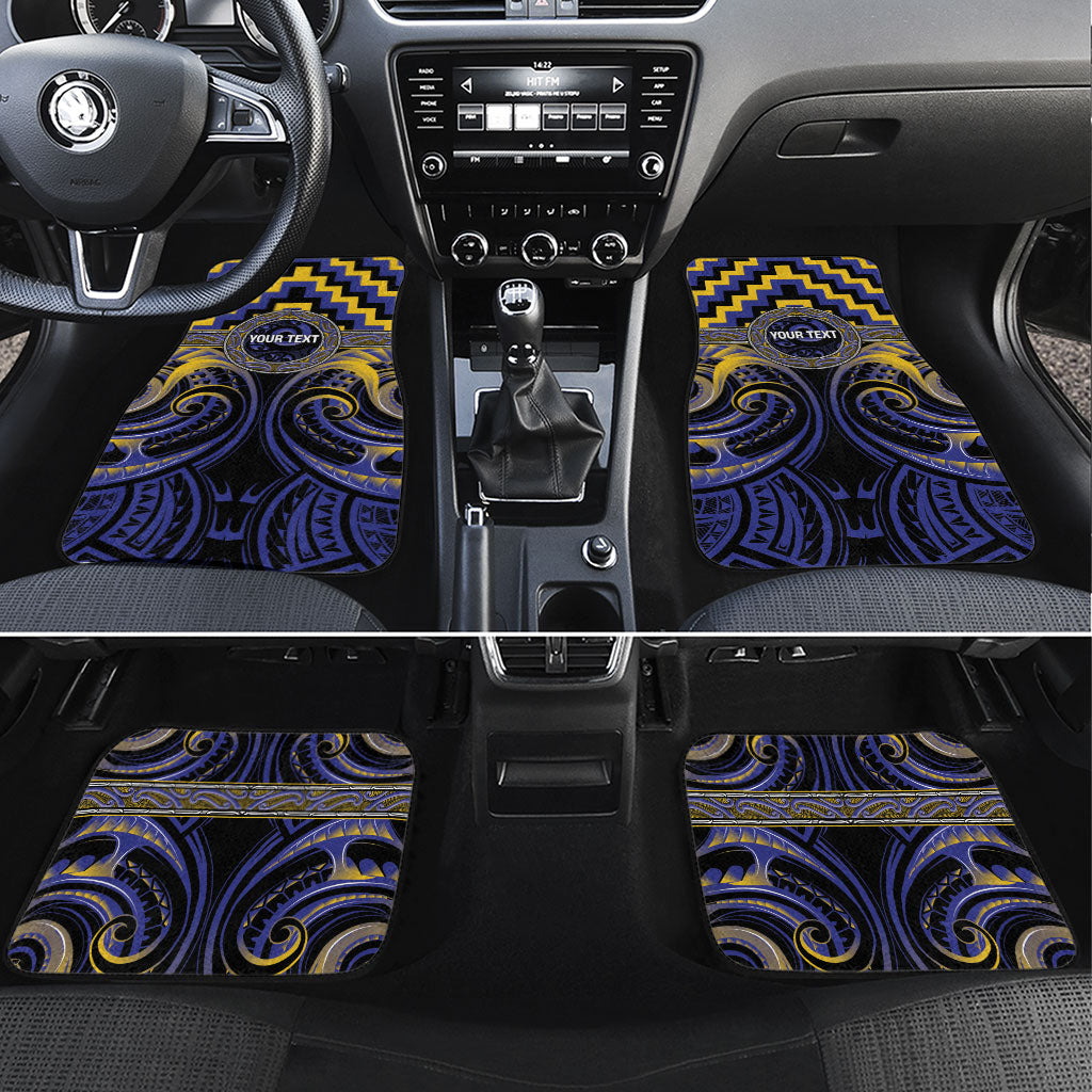 Aotearoa Ngati Raukawa Personalised Car Mats Maori Iwi Poutama Puhoro Tattoo