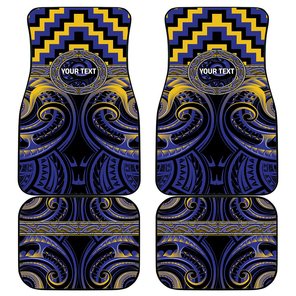 Aotearoa Ngati Raukawa Personalised Car Mats Maori Iwi Poutama Puhoro Tattoo