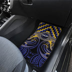 Aotearoa Ngati Raukawa Personalised Car Mats Maori Iwi Poutama Puhoro Tattoo