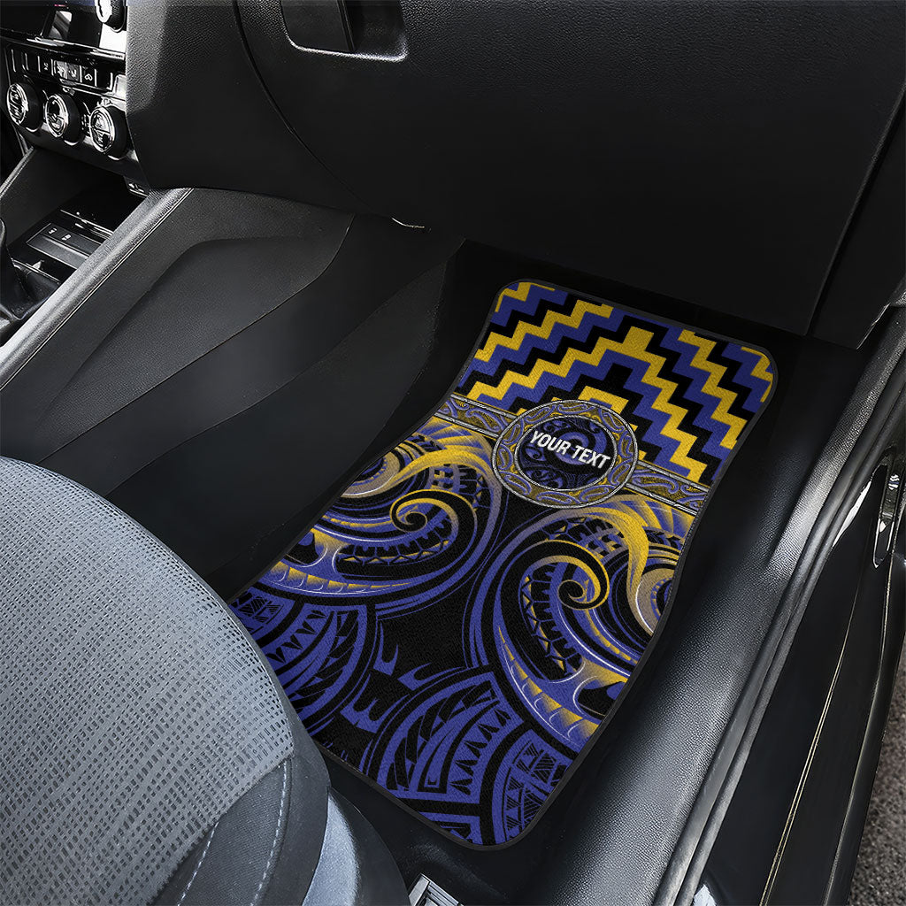 Aotearoa Ngati Raukawa Personalised Car Mats Maori Iwi Poutama Puhoro Tattoo