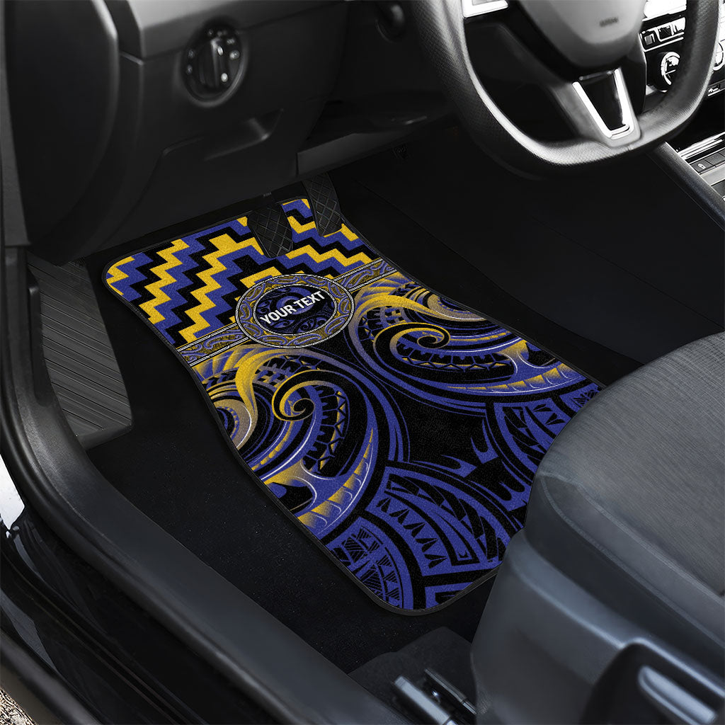 Aotearoa Ngati Raukawa Personalised Car Mats Maori Iwi Poutama Puhoro Tattoo