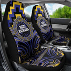 Aotearoa Ngati Raukawa Car Seat Cover Maori Iwi Poutama Puhoro Tattoo