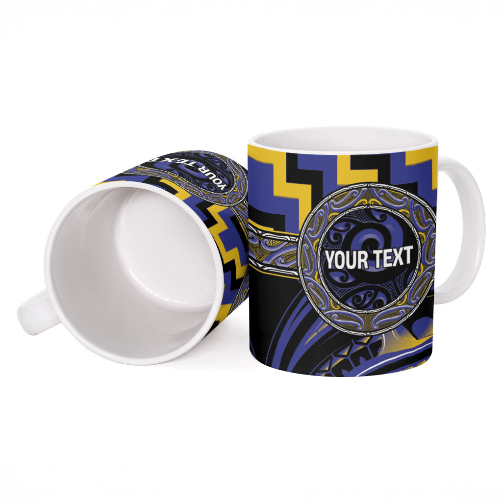 Aotearoa Ngati Raukawa Personalised Ceramic Mug Maori Iwi Poutama Puhoro Tattoo
