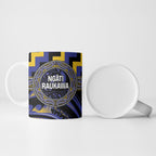 Aotearoa Ngati Raukawa Personalised Ceramic Mug Maori Iwi Poutama Puhoro Tattoo