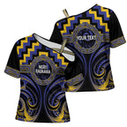 Aotearoa Ngati Raukawa Personalised Cross Shoulder Shirt Maori Iwi Poutama Puhoro Tattoo