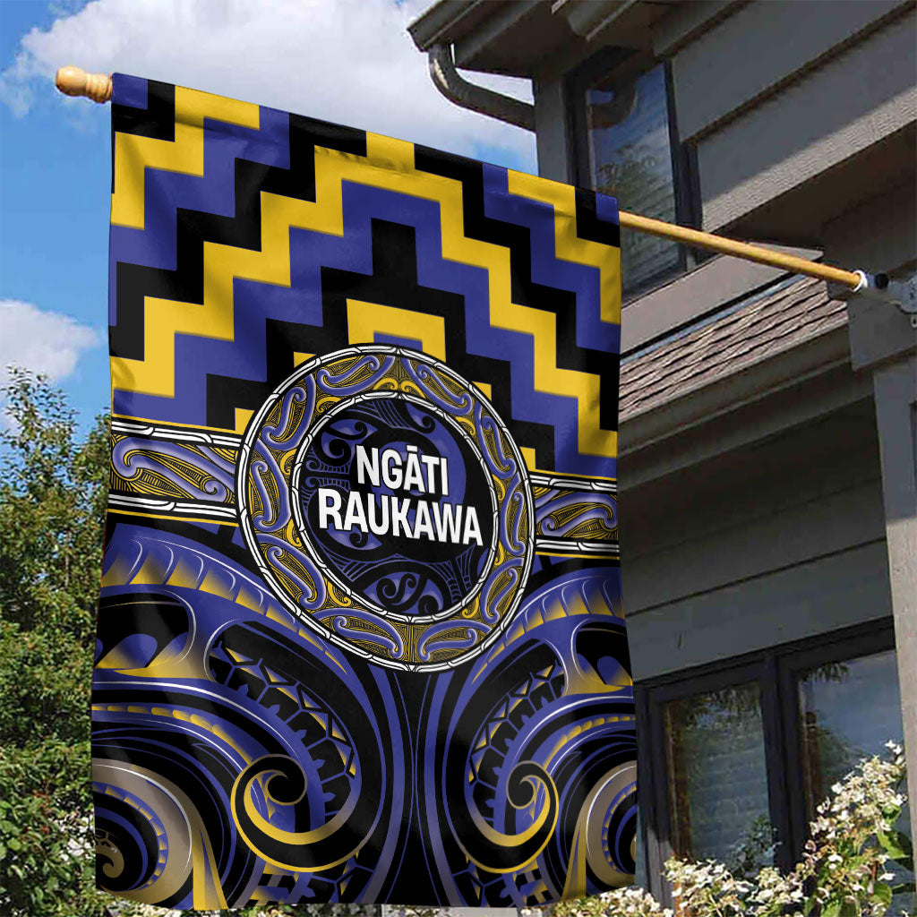 Aotearoa Ngati Raukawa Garden Flag Maori Iwi Poutama Puhoro Tattoo