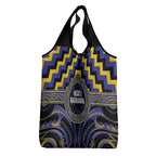 Aotearoa Ngati Raukawa Grocery Bag Maori Iwi Poutama Puhoro Tattoo