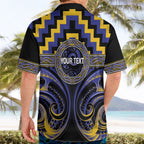 Aotearoa Ngati Raukawa Personalised Hawaiian Shirt Maori Iwi Poutama Puhoro Tattoo