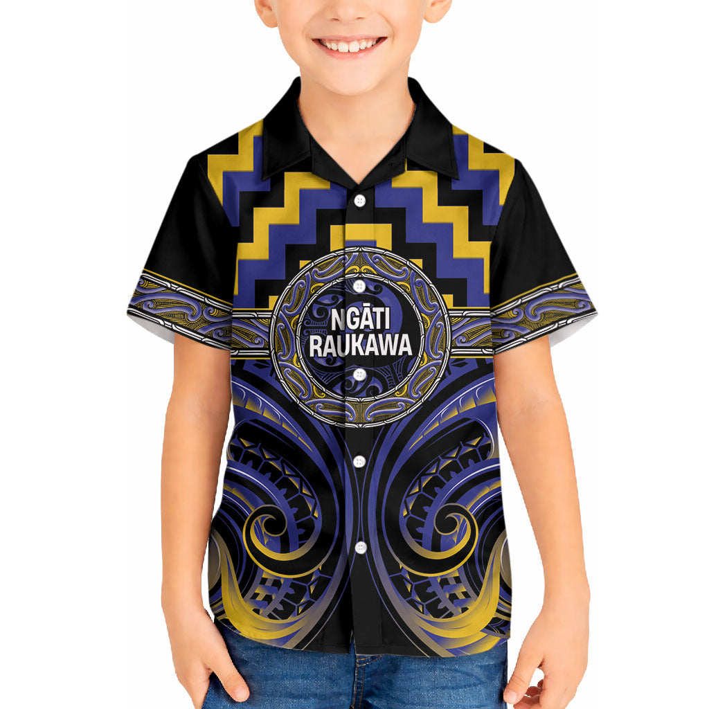 Aotearoa Ngati Raukawa Personalised Hawaiian Shirt Maori Iwi Poutama Puhoro Tattoo