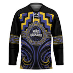 Aotearoa Ngati Raukawa Personalised Hockey Jersey Maori Iwi Poutama Puhoro Tattoo