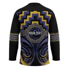 Aotearoa Ngati Raukawa Personalised Hockey Jersey Maori Iwi Poutama Puhoro Tattoo